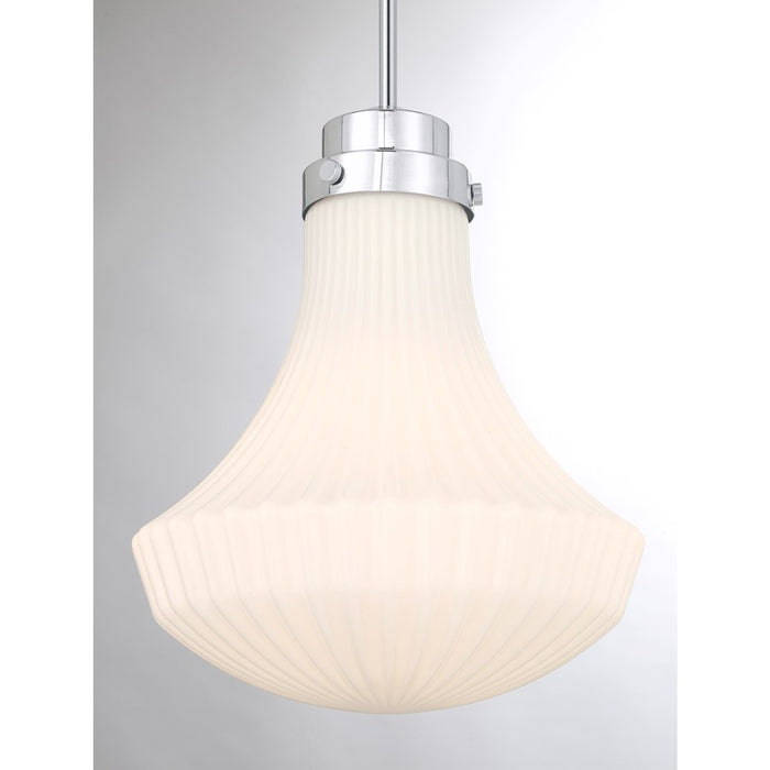 Savoy House Bartlet 1 Lt Pendant, Polished, Polished Chrome