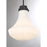 Savoy House Bartlet 1 Lt Pendant, White Ribbed, Matte Black