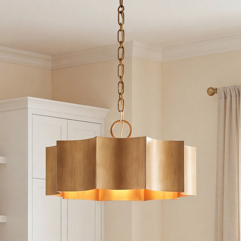 Savoy House Shelby 3-Light Pendant, Gold Patina