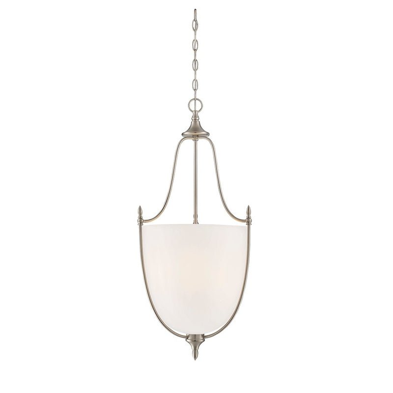 Savoy House Herndon 3-Light 34" Pendant, Satin Nickel