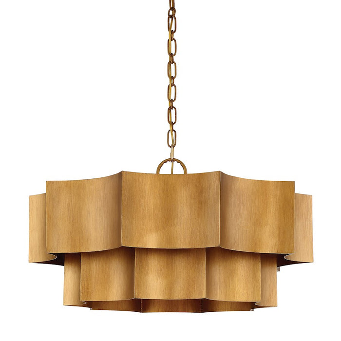 Savoy House Shelby 6-Light Pendant, Gold Patina