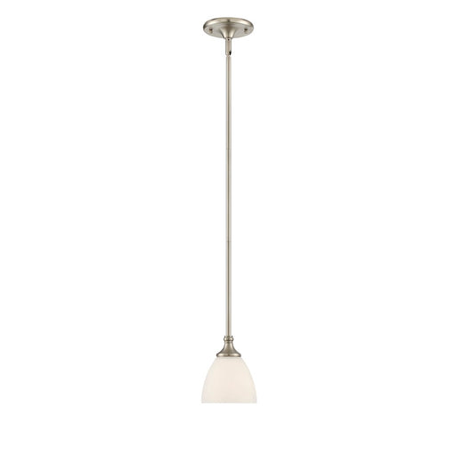 Savoy House Herndon 1-Light Mini-Pendant, Satin Nickel - 7-1010-1-SN