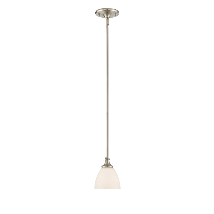 Savoy House Herndon 1-Light Mini-Pendant, Satin Nickel - 7-1010-1-SN