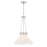 Savoy House Myers 1 Light Pendant, Polished Nickel/White Cased