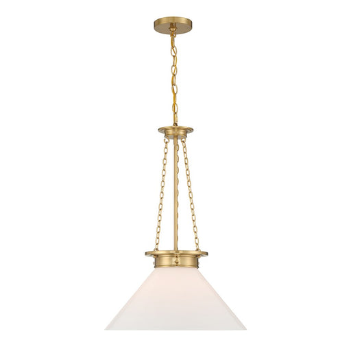 Savoy House Myers 1-Light Pendant, Warm Brass - 7-1011-1-322