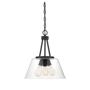 Savoy House Calhoun 3-Light Pendant, Matte Black - 7-1025-3-89