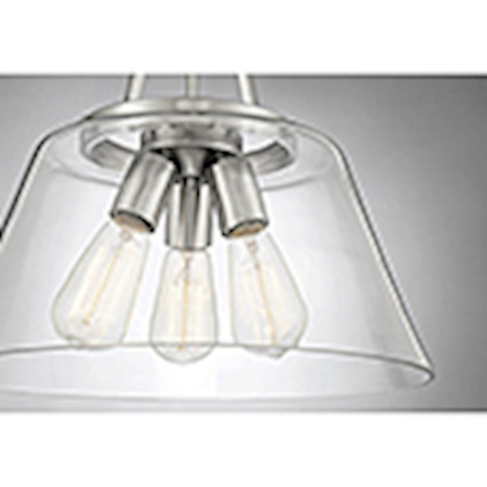 Savoy House Calhoun 3-Light Pendant, Satin Nickel