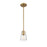 Savoy House Calhoun 1-Light Mini-Pendant, Warm Brass