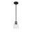 Savoy House Calhoun 1-Light Mini-Pendant, Matte Black