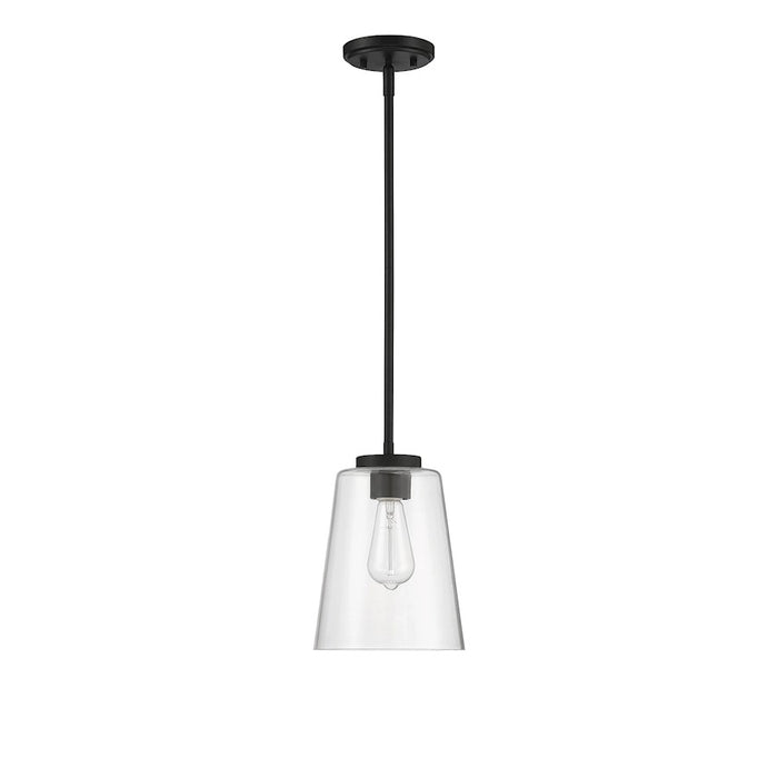 Savoy House Calhoun 1-Light Pendant, Matte Black