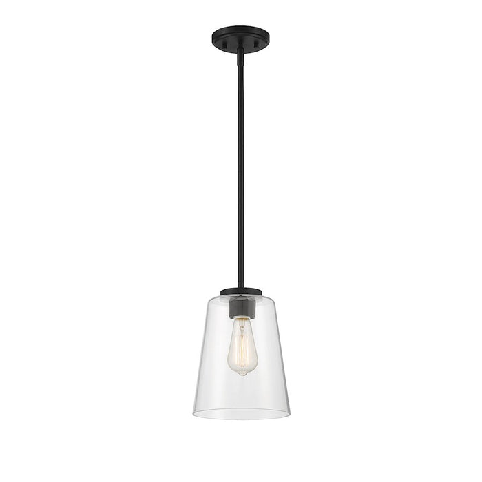 Savoy House Calhoun 1-Light Pendant, Matte Black