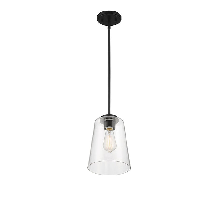 Savoy House Calhoun 1-Light Pendant, Matte Black