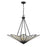 Savoy House Rivage 4 Light Pendant, Matte Black/Tiffany - 7-1038-4-89