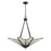Savoy House Rivage 4 Light Pendant, Matte Black/Tiffany