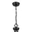 Savoy House Rivage 4 Light Pendant, Matte Black/Tiffany