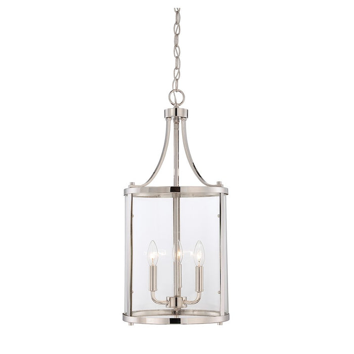 Savoy House Penrose 3-Light Pendant, Polished Nickel - 7-1040-3-109