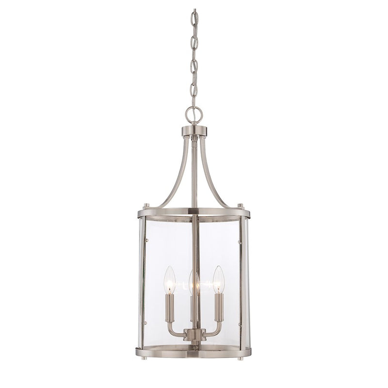 Savoy House Penrose 3-Light Pendant, Satin Nickel