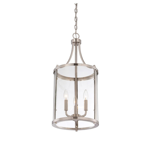 Savoy House Penrose 3-Light Pendant, Satin Nickel