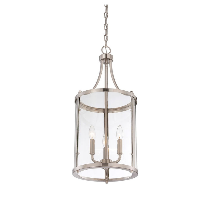 Savoy House Penrose 3-Light Pendant, Satin Nickel