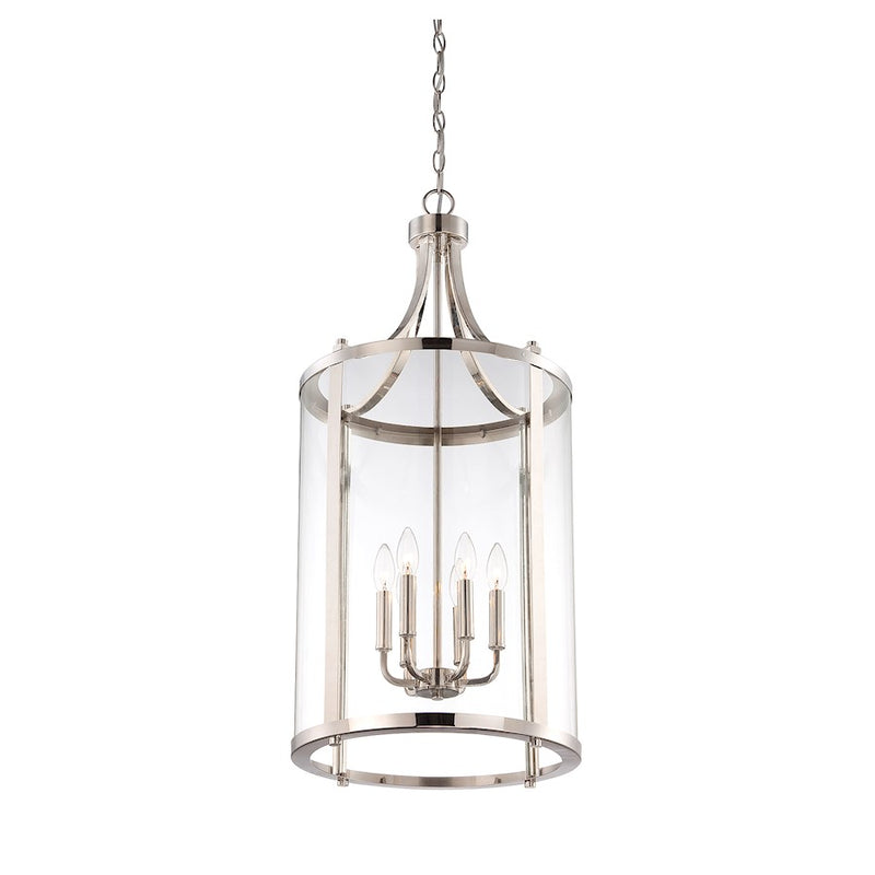 Savoy House Penrose 6-Light Pendant, Polished Nickel