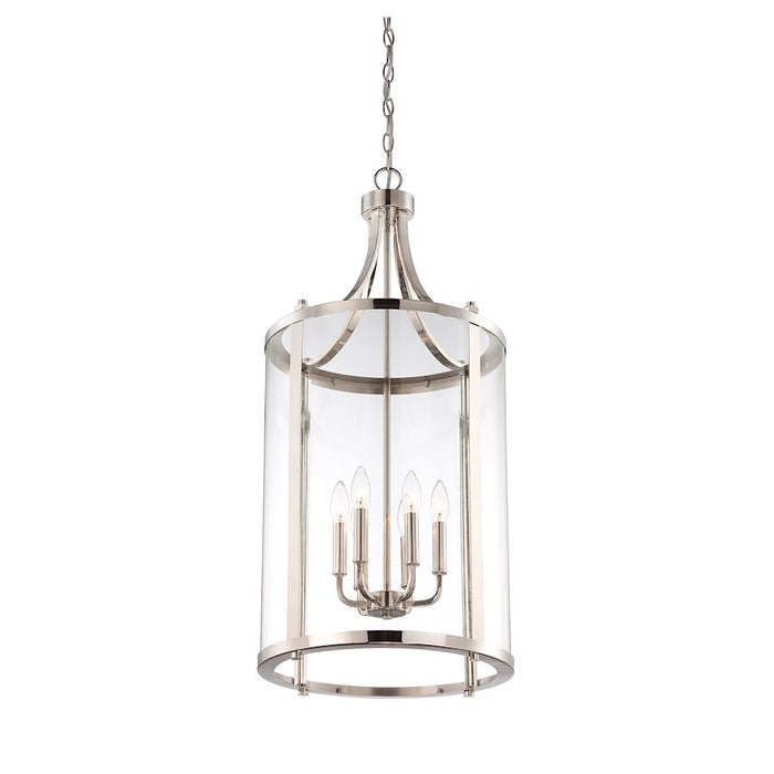 Savoy House Penrose 6-Light Pendant, Polished Nickel