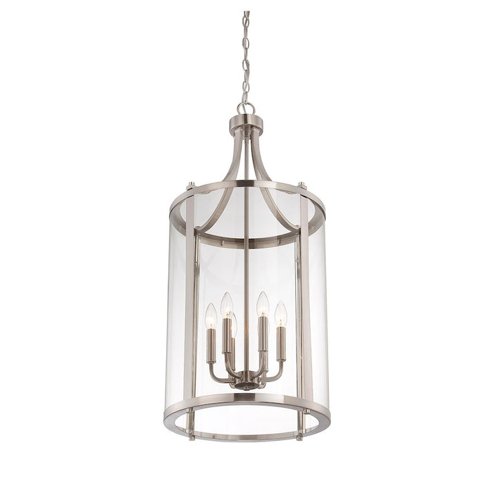 Savoy House Penrose 6-Light Pendant, Satin Nickel