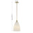 Savoy House Essentials Baldwin 1Lt Pendant, Brass/White