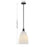Savoy House Essentials Baldwin 1Lt Pendant, Black/White Opal