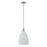 Savoy House Essentials Baldwin 1Lt Pendant, Nickel/White