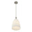 Savoy House Essentials Baldwin 1Lt Pendant, Nickel/White
