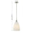 Savoy House Essentials Baldwin 1Lt Pendant, Nickel/White