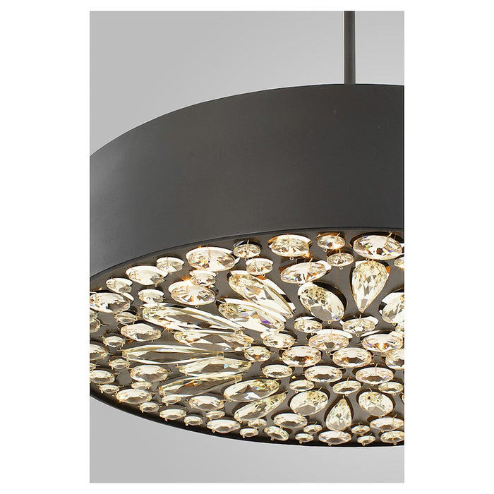 Savoy House Azores 6-Light Pendant, Black Cashmere