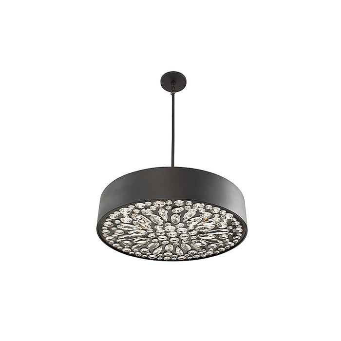 Savoy House Azores 6-Light Pendant, Black Cashmere