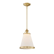 Savoy House Ashmont 1-Light Pendant, Warm Brass Lustre - 7-130-1-63