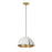 Savoy House Brewster Pendant, Cavalier Gold/Royal White
