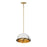 Savoy House Brewster 3-Light Pendant, Cavalier Gold/Royal White