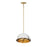 Savoy House Brewster Pendant, Cavalier Gold/Royal White