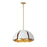 Savoy House Brewster Pendant, Cavalier Gold/Royal White