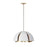 Savoy House Brewster 5-Light Pendant, Cavalier Gold/Royal White