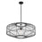 Savoy House Marcy 1 Light Pendant, Matte Black/Clear Seeded