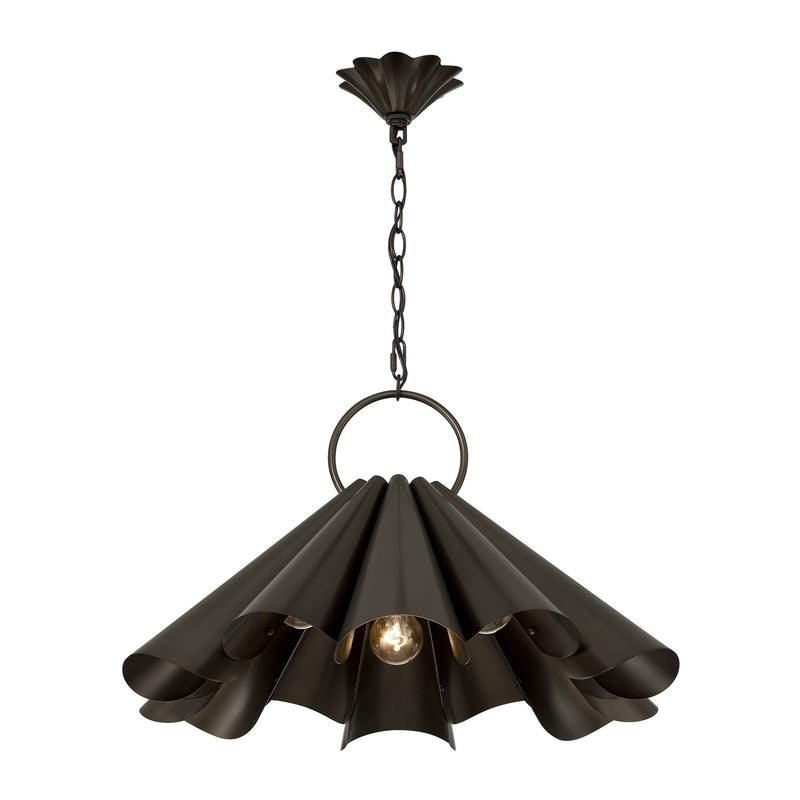 Savoy House Vinton 26in 3-Light Pendant | Maximalist Medici Bronze Metal | Dining Room & Kitchen Island | 26 x 26 x 15 in | Model 7-1599-3-345