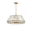 Savoy House Pyramid 6-Light Pendant, Warm Brass