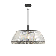 Savoy House Pyramid 6-Light Pendant, Matte Black - 7-1610-6-89