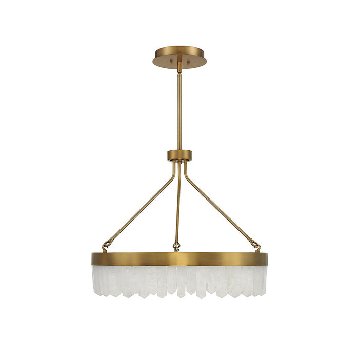 Savoy House Landon LED 27" Pendant, Warm Brass