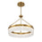 Savoy House Landon LED 1 Light Pendant, Brass/Natural