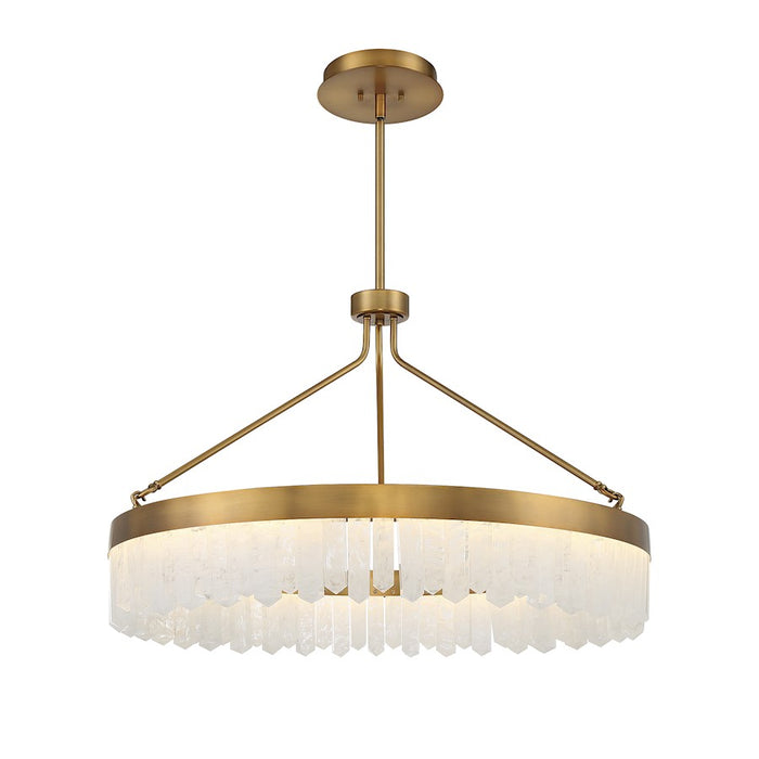 Savoy House Landon LED 34" Pendant, Warm Brass