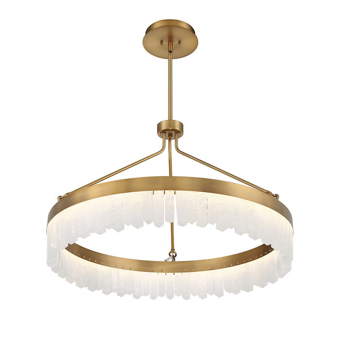 Savoy House Landon LED 34" Pendant, Warm Brass