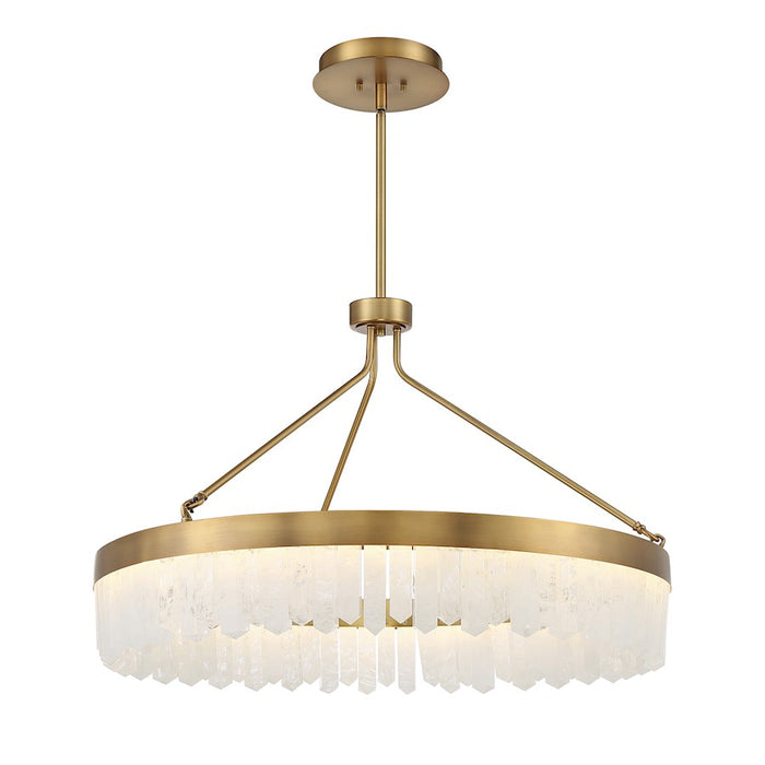 Savoy House Landon LED 34" Pendant, Warm Brass