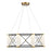 Savoy House Aries 8Lt LED Pendant, Black/Burnished Brass - 7-1640-8-144