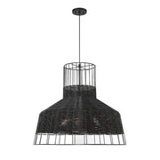 Savoy House Pampas 3-Light Pendant, Matte Black - 7-1657-3-89